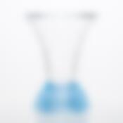 Ваза Crystalite Bohemia Rose Frost, H=25,5 см голубой мат.