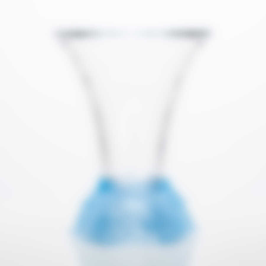 Ваза Crystalite Bohemia Rose Frost, H=25,5 см голубой мат.