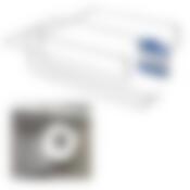 Держатель для бумажных полотенец подвесной Мультидом, длина 23 см