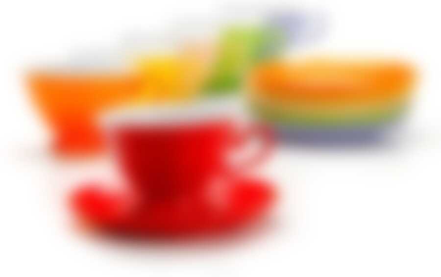 Чайный набор на 6 персон Loraine Радуга, 240 мл