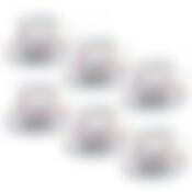 Чайный набор на 6 персон Loraine Нежность, 220 мл