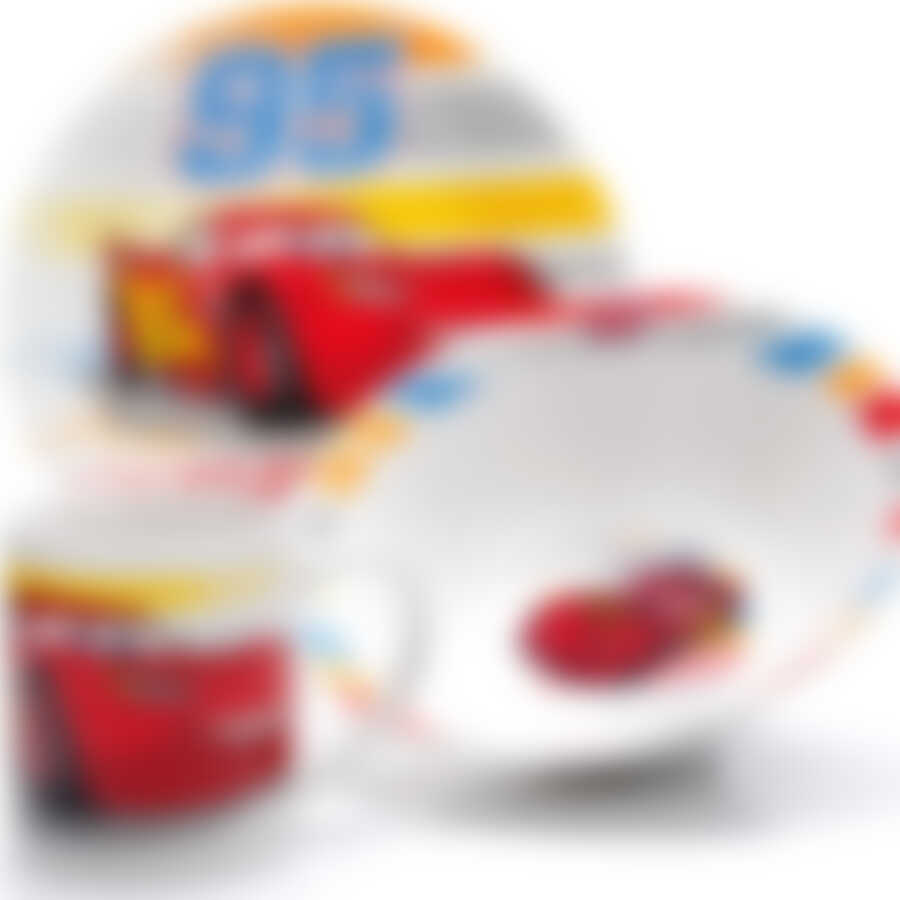 Набор детской посуды Loraine "Тачки" Дисней, 3 предмета