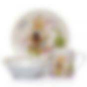 Набор детской посуды 3 предмета Loraine Собачка, арт 27112