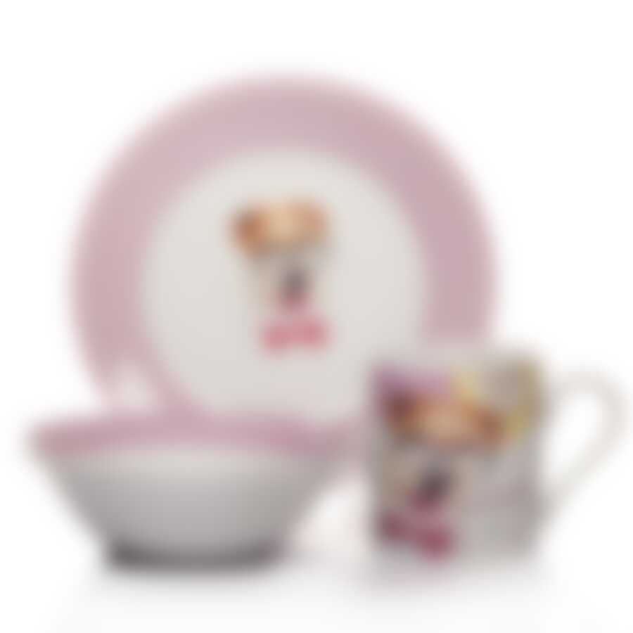 Набор детской посуды Loraine Собачка, 3 предмета