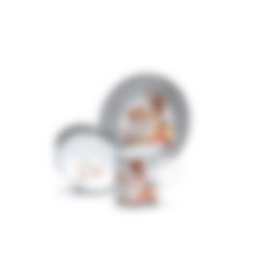 Набор детской посуды 3 предмета Loraine Собачка, арт 27122