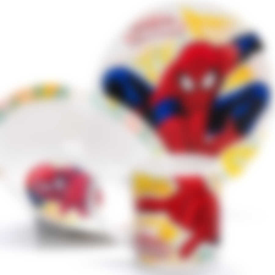 Набор детской посуды Loraine "Человек паук" Дисней, 3 предмета