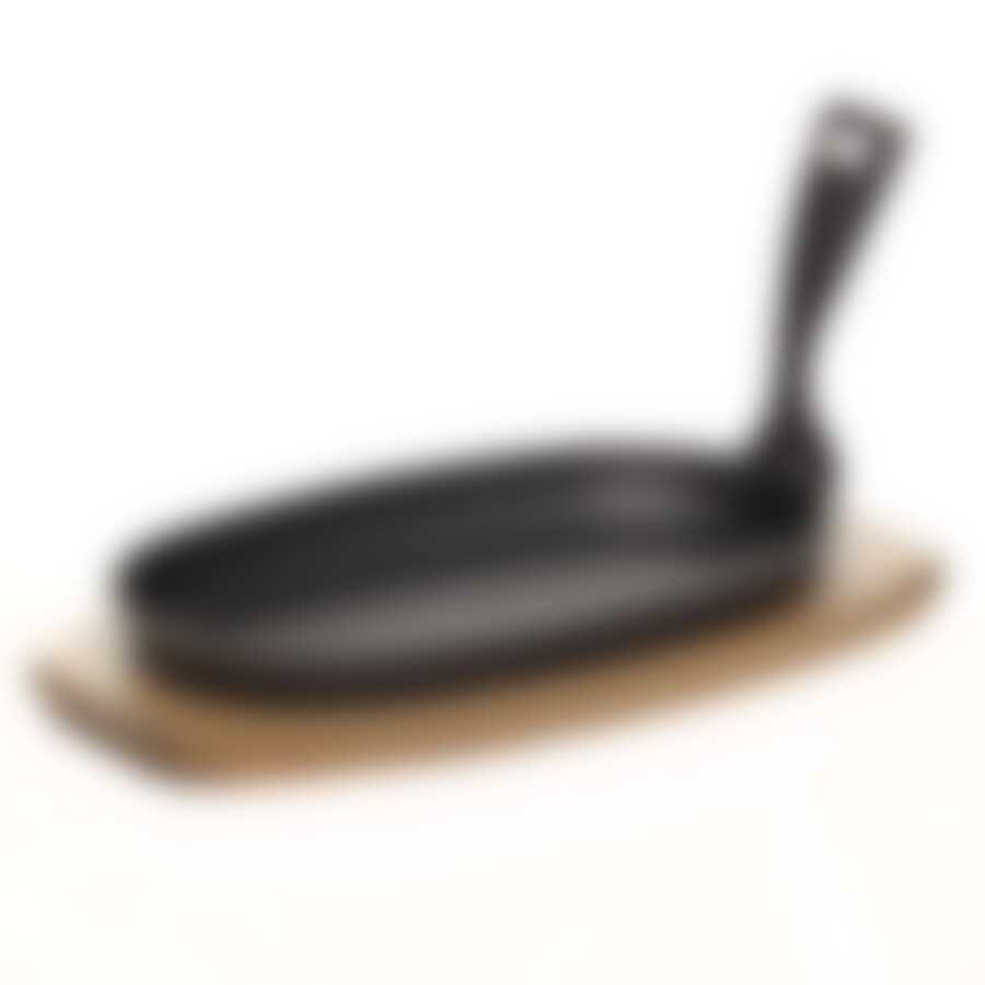 Сковорода 22,5x12,5 см овальная съемная ручка  Myron Cook