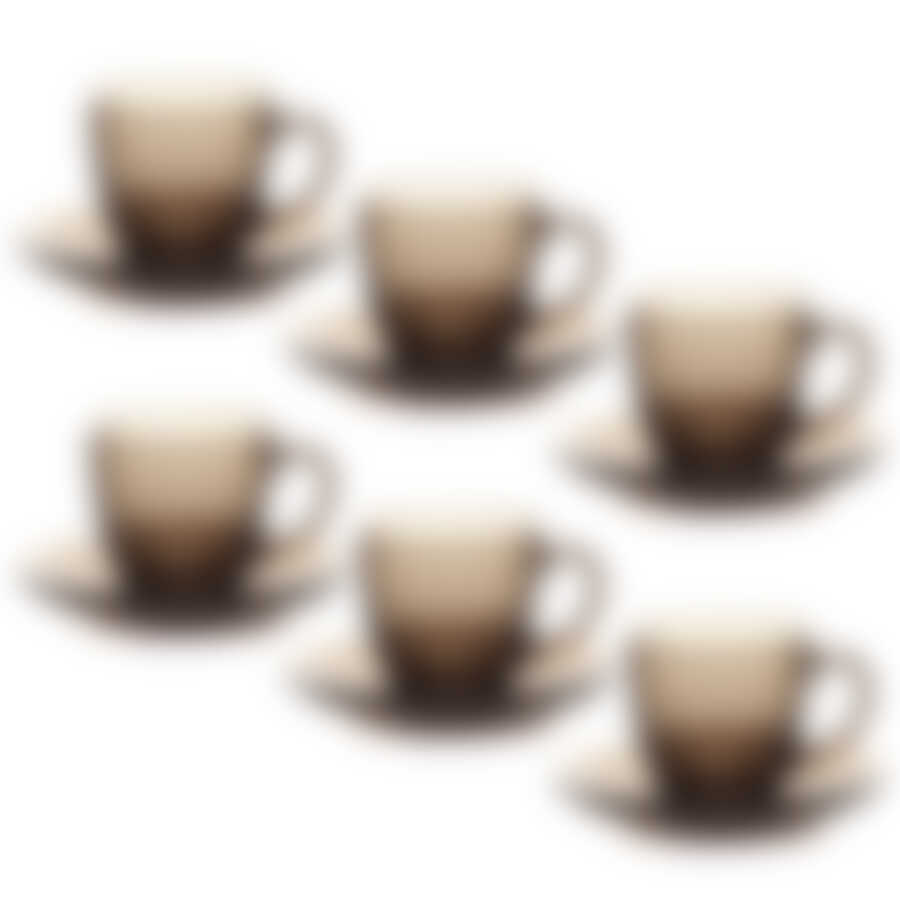 Чайный набор на 6 персон Luminarc Carine Eclipse, 220 мл