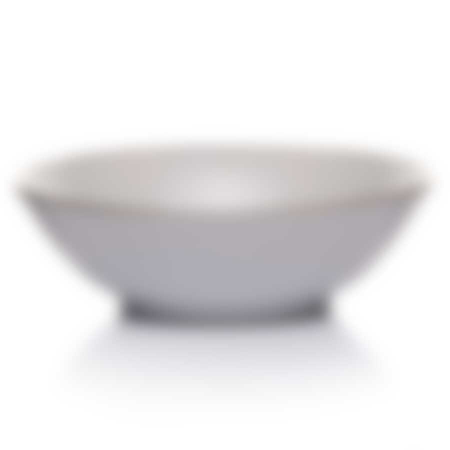 Тарелка столовая глубокая Fioretta Lily Tracery White, D=20 см