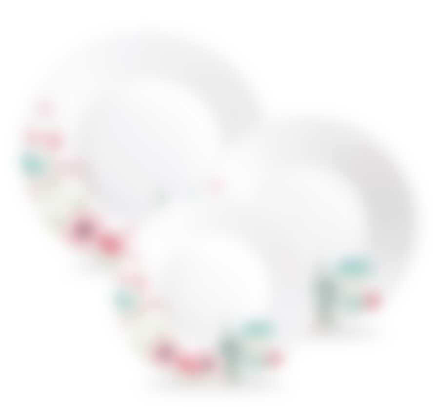 Столовый набор на 6 персон Luminarc  Roze Pompon,  19 предметов