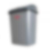 Контейнер для мусора доминик 25л серебристый