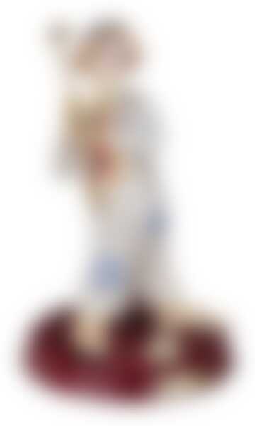 Статуэтка "КЛОУН ИГРАЕТ В ГОЛЬФ" высота=27,5 см.