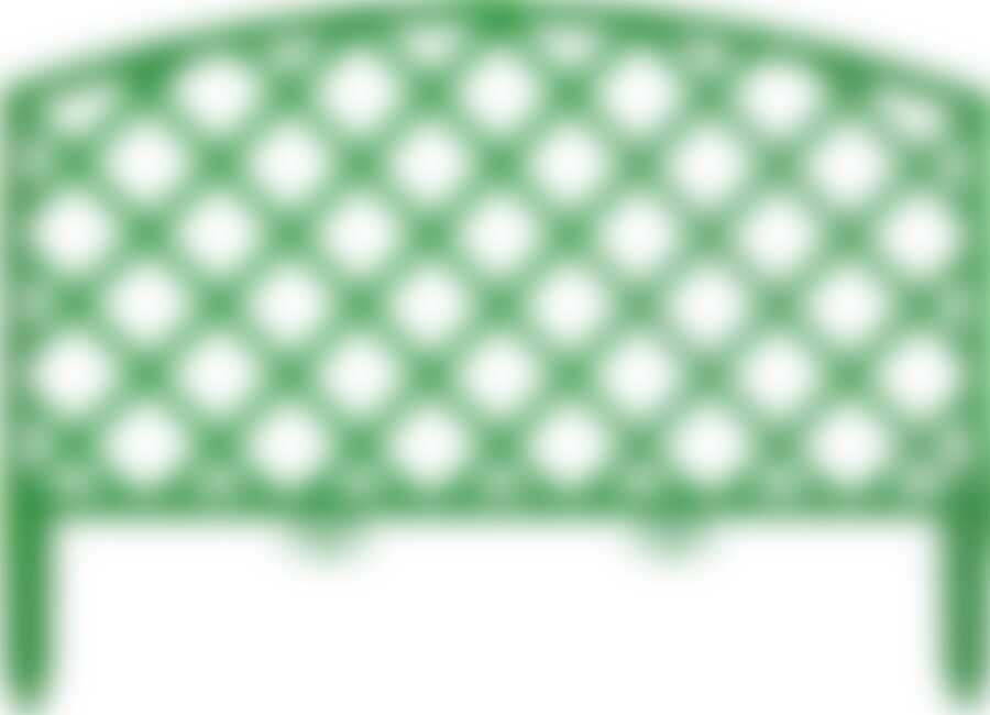 Забор декоративный GRINDA "ПЛЕТЕНЬ", 24x320см, зеленый