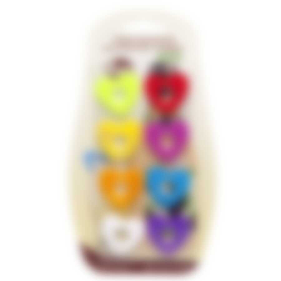 Набор маркеров д/бокалов "Сердце" 8шт. 