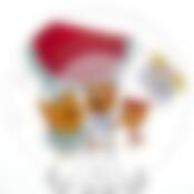 Тарелка закусочная (десертная) Pasabahce Три кота, D=19,5 см