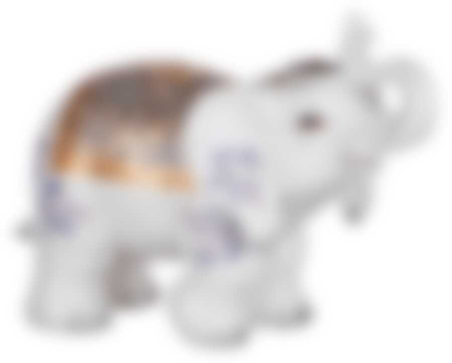 Фигурка-слон белый"ЦЕЛОМУДРИЕ" высота=41 см.