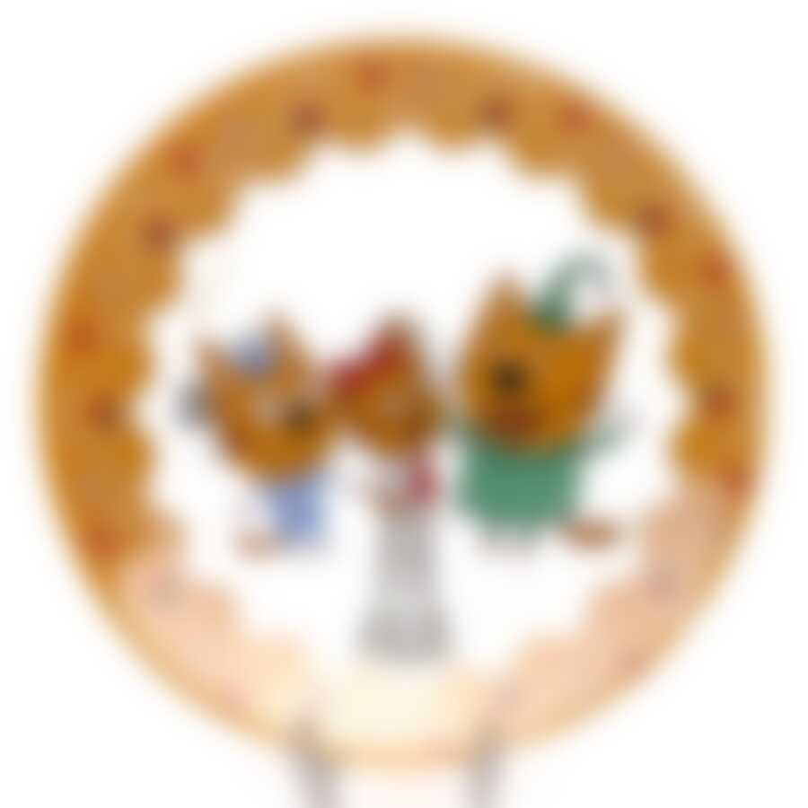 Тарелка закусочная (десертная) Pasabahce Три кота, D=19,5 см