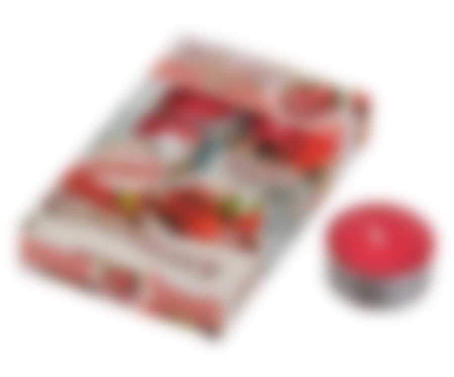 Набор плавающих свечей из 6 шт."КЛУБНИКА"