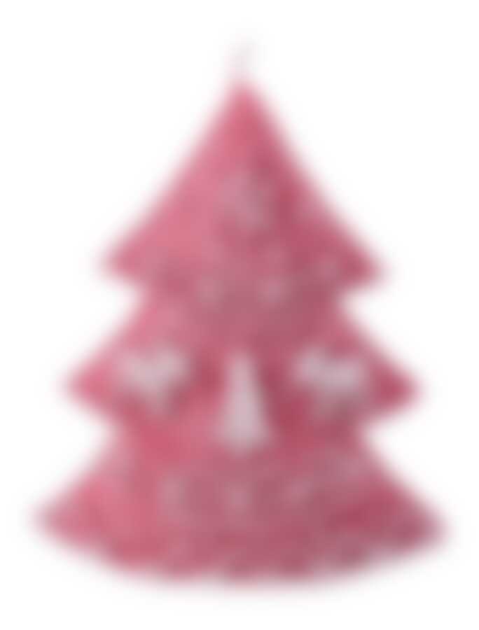 Свеча "ЕЛОЧКА" 17*15*5 см. красная