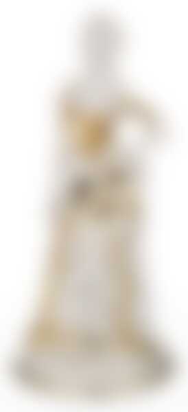 Фигурка "ДАМА С ВЕЕРОМ" высота=31 см.