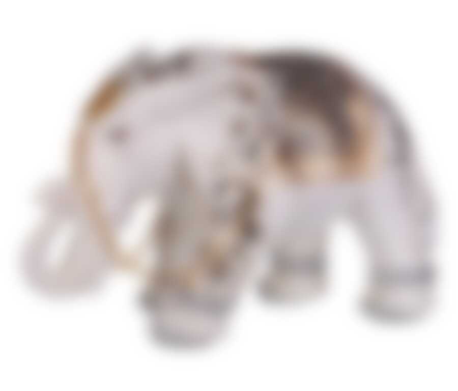 Фигурка слон белый "УМЕРЕННОСТЬ В ТРАТАХ" 70*36*40 см.