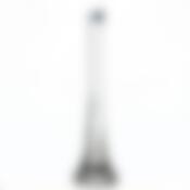 Ваза для цветов с рисунком "Цветок", высота 300 мм, диаметр 90 мм (22546)