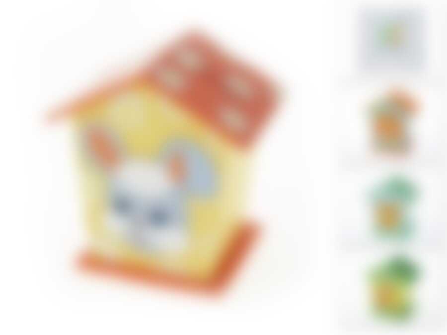 Копилка декоративная "Непоседы" 9,5*7*10,5см (4вида) (белая упаковка)