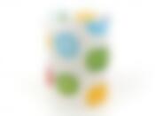 Корзина (складная) для белья, диаметр 40 см, высота 55 см (полиэстер) (упаковочный пакет с хедером)