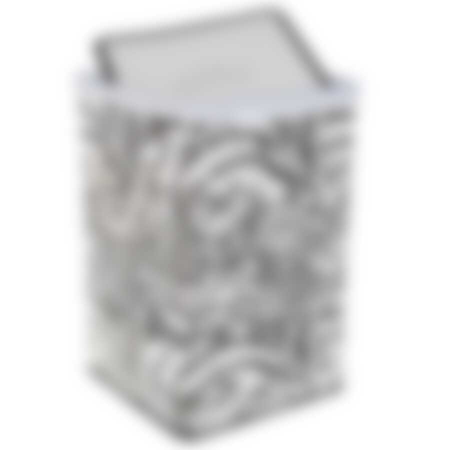 Корзина для белья складная White Clean Изящный сад, 35x35x55 см