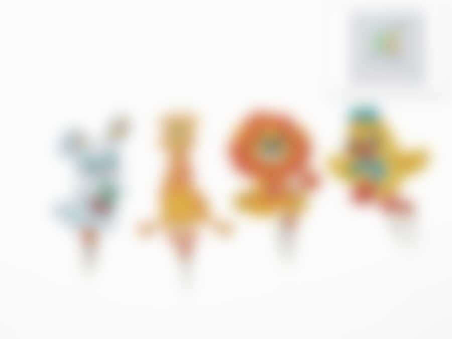 Крючок настенный "Непоседы" 6,5*4*13см (4вида) (упаковочный пакет с хедером)