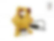 Лампа настольная "Собачка" 15*13,5*20см (цоколь-Е14-A , напряжение-250V, провод-L=141см) (полистоун) (белая упаковка)