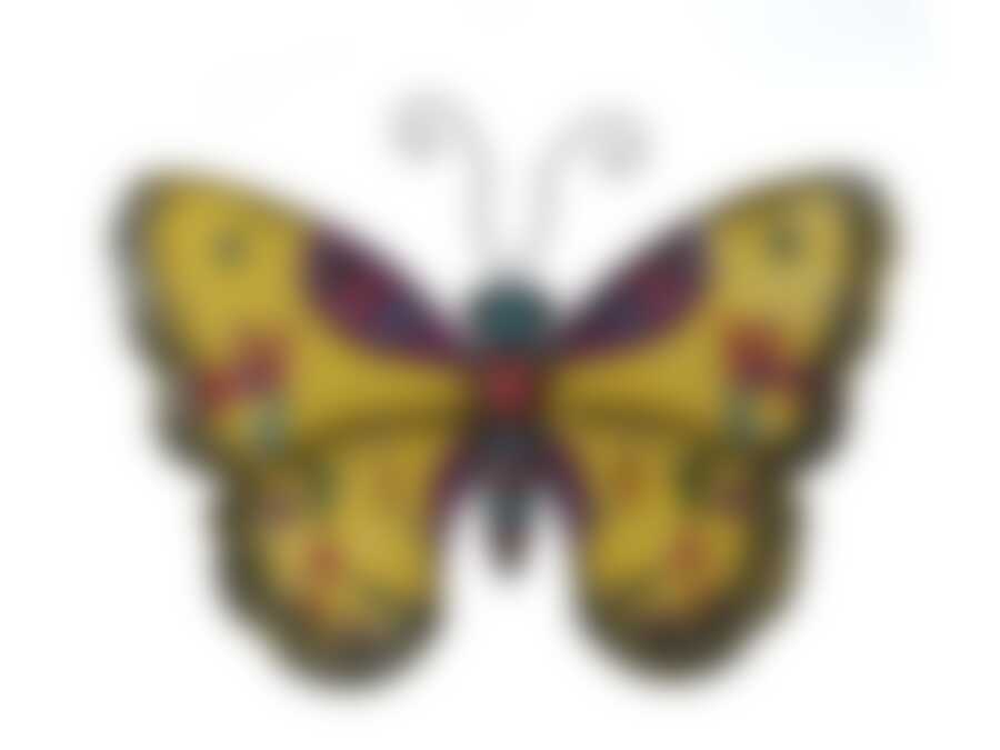 Панно декоративное, настенное "Бабочка" 54*40см (металл)