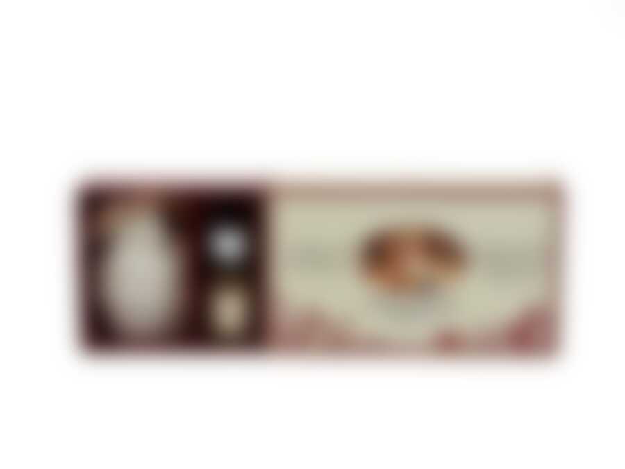 Подарочный набор 3пр."Cookies"(ароматизированная подвеска 2шт.,ароматизатор для помещений v=10мл) с ароматом миндального печенья (15,5*9*4см)(под.уп.)