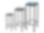 Подставка декоративная для цветочных горшков (тройная) 18*18*52/23*23*59,5/28*28*65,5см (металл, мозаика) (без подарочной упаковки)