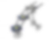 Подставка декоративная для цветочных горшков 3-х ярусная 23,5*23,5см (87*28*83см) (металл, мозаика) (без подарочной упаковки)