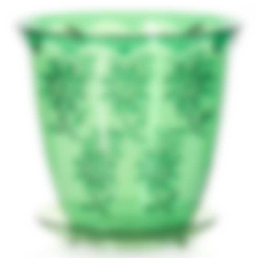 Горшок цветочный для орхидеи "Соблазн", объем 1,5 л (зелёный)