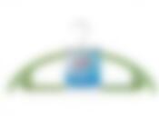 Вешалка-плечики, набор 3шт. 45,5*22*0,5см (металл, полимеры, флок)