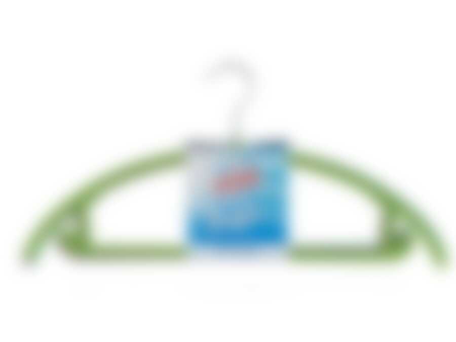 Вешалка-плечики, набор 3шт. 45,5*22*0,5см (металл, полимеры, флок)