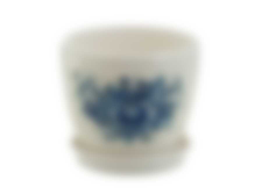 Горшок для цветов с поддоном "Орнамент" d=15 h=13 см v=1400 мл