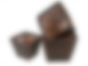 Кашпо декоративное, набор 3шт. 24*24*21,5/28*28*24,5*32*32*27,5см (полимерные материалы) (упаковочный пакет OPP)