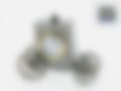 Часы кварцевые, настольные с будильником "Карета" 19*7*16см (батарейка-1"АА", в комплект не входит) (подарочная упаковка)