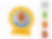 Часы настольные "Непоседы" d=7,5см 11,5*5*12,5см