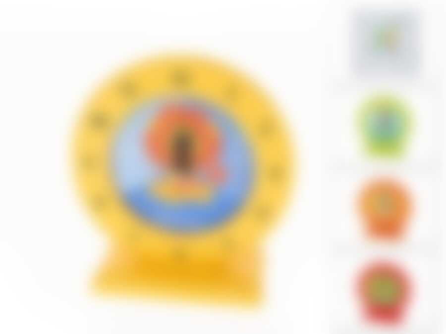 Часы настольные "Непоседы" d=7,5см 11,5*5*12,5см