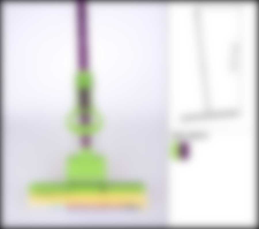 Швабра (ручка сталь крашеная, одинарный жесткий ролик) h=101см l=27см d=5,5см (подходит сменный блок 8890010, 8890012)