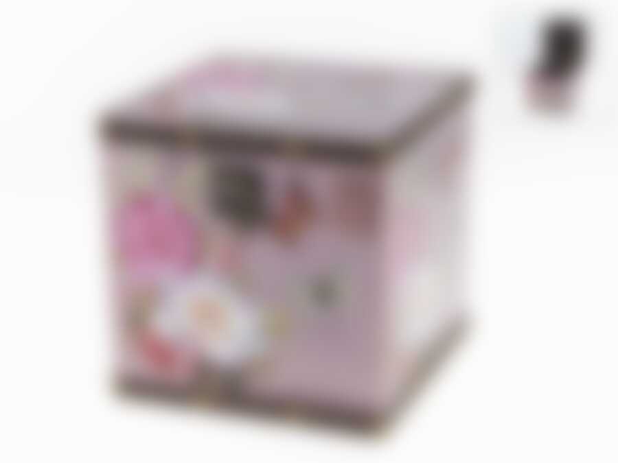 Шкатулка декоративная "Жардин" 19*19,5*19см (МДФ, верх-ПВХ) (коричневая упаковка)