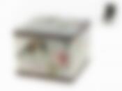 Шкатулка декоративная "Нежность" 18,5*18,5*14см (МДФ, верх-ПВХ) (коричневая упаковка)