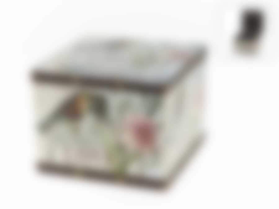 Шкатулка декоративная "Нежность" 18,5*18,5*14см (МДФ, верх-ПВХ) (коричневая упаковка)