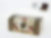 Шкатулка декоративная "Розарий" 23,5*15*10,5см (МДФ, лак) (белая упаковка)