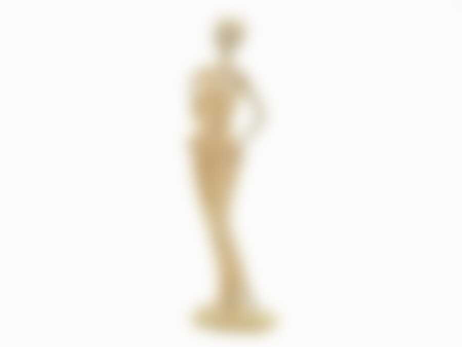 Статуэтка декоративная "Леди" 9,5*7*32,5см. (полистоун) (белая упаковка)