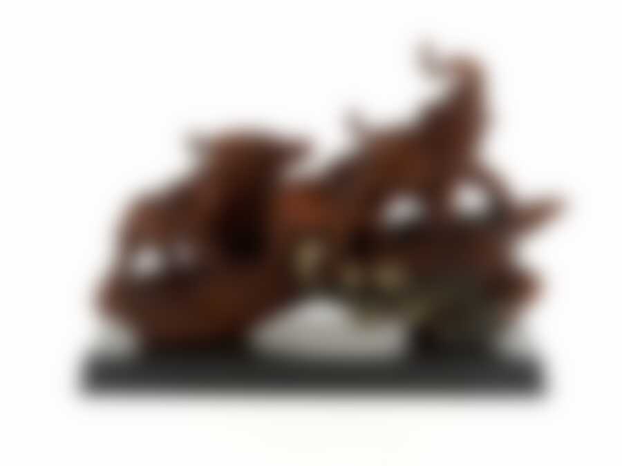 Фигурка декоративная "Слоны" 24,5*9*17см (подарочная упаковка)